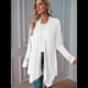 thumbnail image 4 of Chaqueta Informal de Cuartos y Abertura Frontal para Mujer, Abrigo Ligero y Moderno con Abertura Frontal. L, 4 of 9