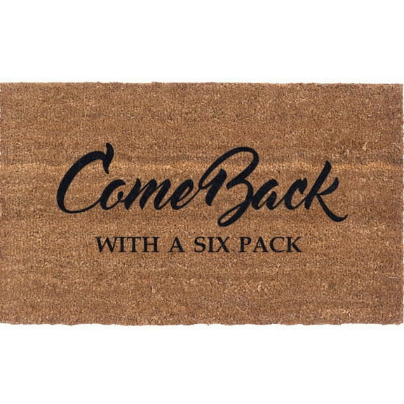 Coco Mats N More Six Pack Vinyl Back Coir Doormat