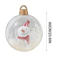 thumbnail image 3 of CAMIALA Christmas Inflatables Sale,24in Transparent Snowman Inflatable Christmas Decoration Ball,Christmas Outdoor Decor for Garden Lawn Party, 3 of 5