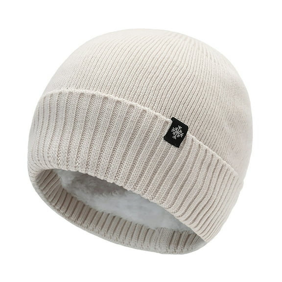 TRUBKH Skull Cap Mens Beanie Summer Beanie Winter Hat Skully Cap for Men Summer Beanie for Men Beanie for Women Beige One Size