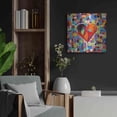 thumbnail image 4 of Luxe Metal Art 'Mosaic Heart III' by Carolee Vitaletti Metal Wall Art, 24"x24", 4 of 7