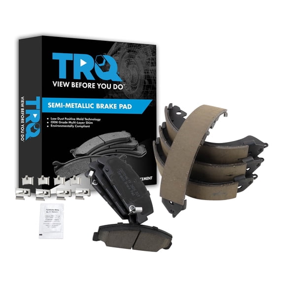 TRQ Front Brake Pads Ceramic Hardware Fits 1992-2000 Honda Civic