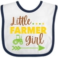 thumbnail image 3 of Inktastic Little Farmer Girl Girls Baby Bib, 3 of 4