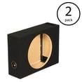 thumbnail image 2 of Q Power Single 12 Inch Vented Shallow Subwoofer Audio Sub Box Enclosure (2 Pack), 2 of 6