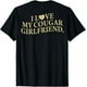 thumbnail image 1 of Mens I Love My Cougar Girlfriend Back Print Boyfriend Saying GF T-Camiseta, 1 of 7