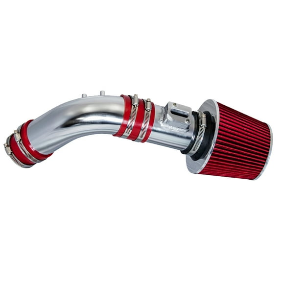 Rtunes Racing Short Ram Air Intake Kit   Filter Combo Compatible For 04-07 Honda Accord 2.4L L4 SULEV (Red)