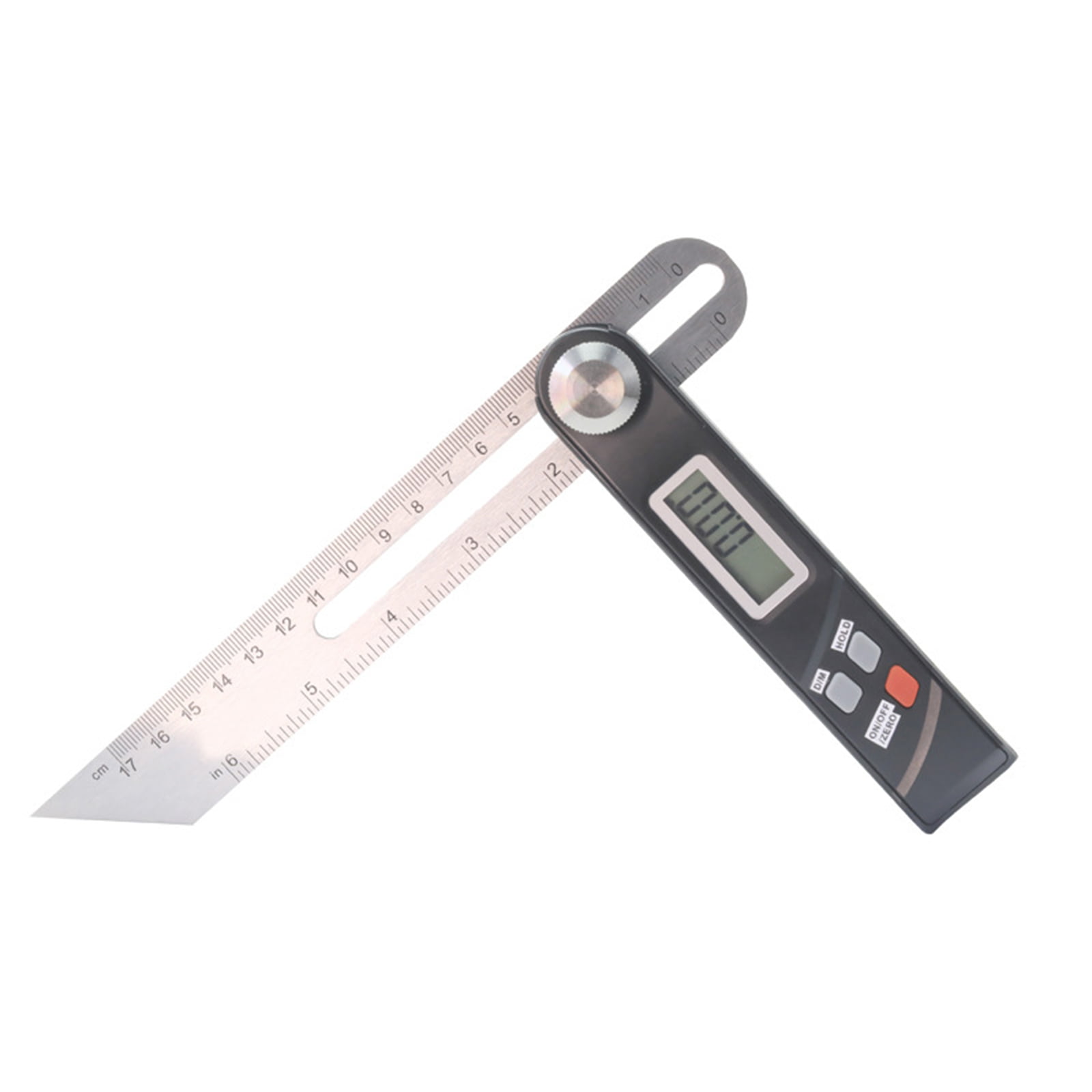 360° LCD Electronic Digital Angle Finder Protractor Stainless Measuring Gauge 8" 