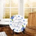 thumbnail image 2 of Love, Laughter, and Baby Baby Shower Decoration Circle 5x5" Table Sign Home Decor | Baby Party Signs, 2 of 9