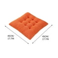 thumbnail image 2 of SDJMa Non Slip Gel Memory Foam Chair Cushions for Tailbone Pain Relief, Tufted Stain Resistant Thicken Durable Seat Pad Cushion for Kitchen, Dining Room, Office, Patio Chairs (17.7 Inch), 2 of 5