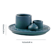 thumbnail image 3 of Palo Sticks Holder Multi Purpose Handmade Ceramic Incense Burner For Palo Incense Sticks Holder For Burning Ash Catcher Tray For Meditation Yoga Room, 3 of 8