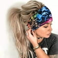 thumbnail image 2 of CAIXIA Cute Headbands For Women Womens Bandana Style Printed Elastic Headband Stretch Hair Wrap Casual Fashion Hair Accessory, 2 of 5