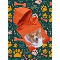 thumbnail image 3 of Cute Corgi Peeking Through Hoodie Men -Image by Shutterstock, Male Small, 3 of 4