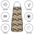 thumbnail image 6 of Fuzoiu Multi-Colored Roosters Print Kitchen Cooking Aprons,Kitchen Cooking BBQ Aprons,Chef Apron with 2 Pockets for Men Women,Art Aprons for Painting Pottery Ceramics, 6 of 7