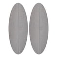 thumbnail image 4 of Mainstays Solid Texture Decorative Square Throw Pillow, 18" x 18", Grey, 2 Pack, 4 of 6