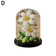 thumbnail image 3 of Eternal Building Block Music Box with Rose and Gardenia Flowers Creative DIY Small Particle Set for Home and Office Decoration, 3 of 8