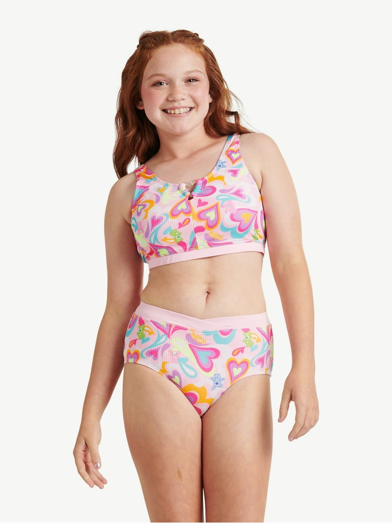 Justice Care Bears 3-Piece Bikini Set - Sizes 5-18 - Walmart.com