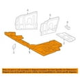 thumbnail image 3 of CAPA For 06-12 RAV4 Front Engine Splash Shield Under Cover Undercar 5141042050, 3 of 3