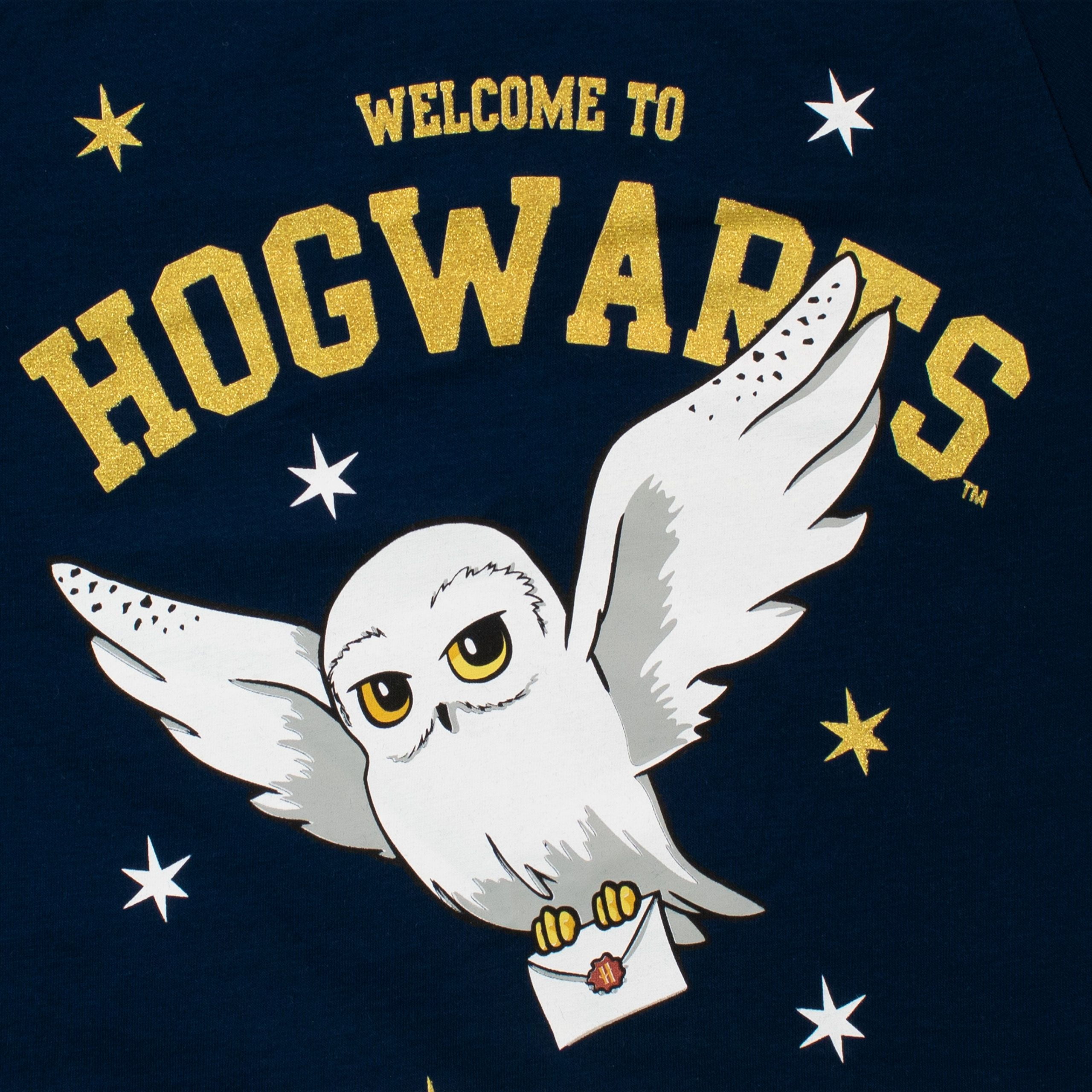 Harry Potter Girls Hedwig Short Sleeve T-Shirt Sizes 6-14