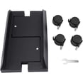 thumbnail image 5 of High Tower CPU Stand Trolley with 4 Casters for Computer PC Desktop Stand with Casters Plastic Universal Extendable Black Metal Stand Universal Comput, 5 of 5