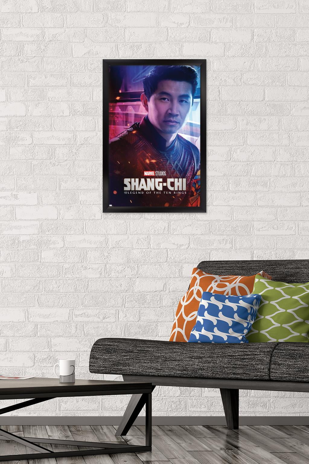 Marvel Shang-Chi and the Legend of the Ten Rings - Shang-Chi One Sheet Wall Poster, 14.725" x 22.375", Framed