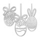 thumbnail image 1 of Troqueles de corte de Metal para huevos colgantes de Pascua, invitación, mensaje, tarjeta, foto, 1 of 5