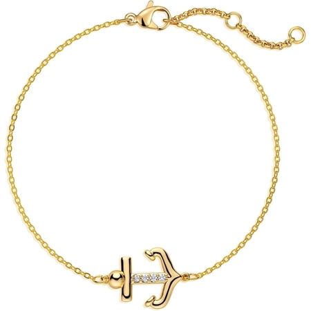 Women Dainty Gold Anklet For Women,14K Gold Plated Cubic Zircon Boho Beach Jewelry Delicate Cute Audjustable Chain Ankle For Women[o2931]
