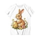 thumbnail image 4 of Camiseta de Manga Corta de las Mujeres con Cuello Redondo Y Doblado de Longitud Media, Poliéster Suave para la Moda Diaria de Primavera, Blusa Cómoda, 4 of 5