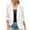 White, variant on NaWent Women's Lace Cardigan Open Front 3/4 Sleeve Sheer Elegant Casual Blazer Jacket Navy XL
