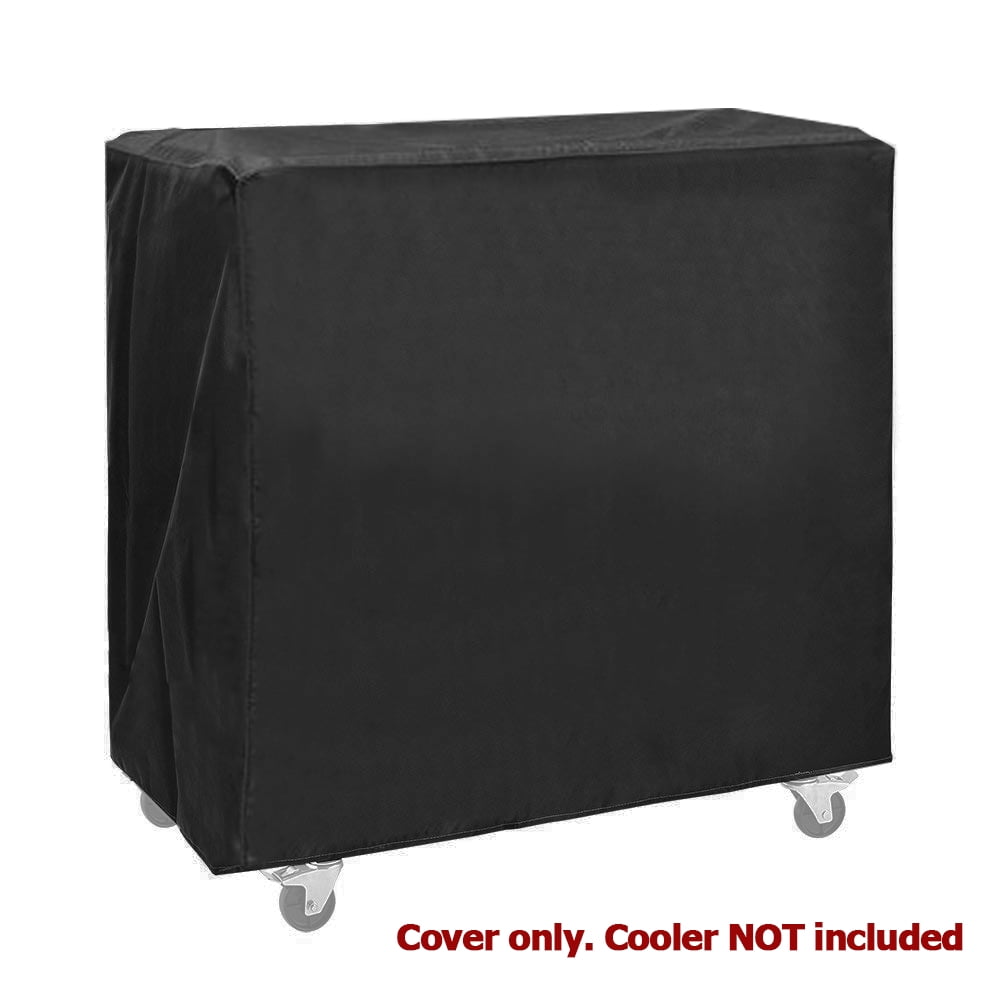 Rolling Ice Chest Heavy Duty with Ice Scoop Beverage Cart Cooler Cart Cover Waterproof Fit for 80 QT Rolling Cooler Kitchen Cooling Bins 