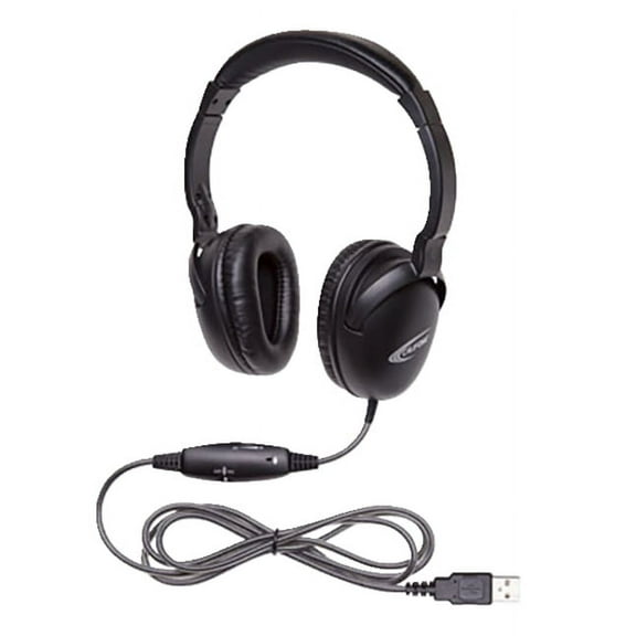 Califone 1017IMUSB NeoTech USB Headset Califuff Braided Cord And Volume Control