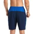 thumbnail image 2 of Mens Mens Big & Tall Contend 9" Swim Trunks, Blue, Size 4X-Large, 2 of 6