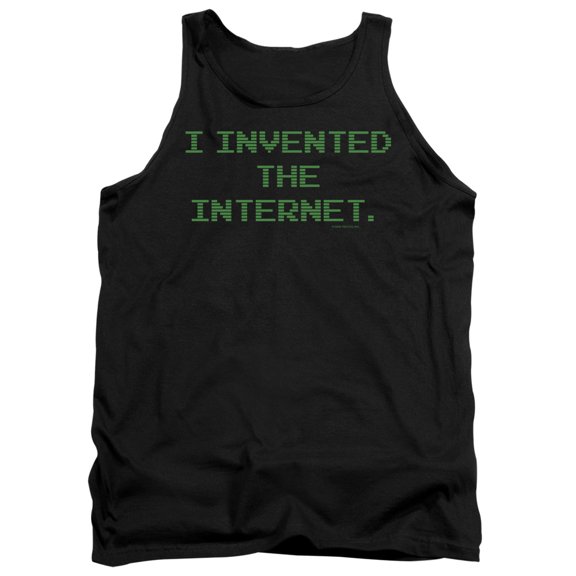- Invented The Internet - Tank Top - Large