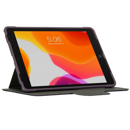 Targus - Pro-Tek Antimicrobial Case for iPad (9th, 8th and 7th gen.) 10.2", iPad Air 10.5", and iPad Pro 10.5" - Purple