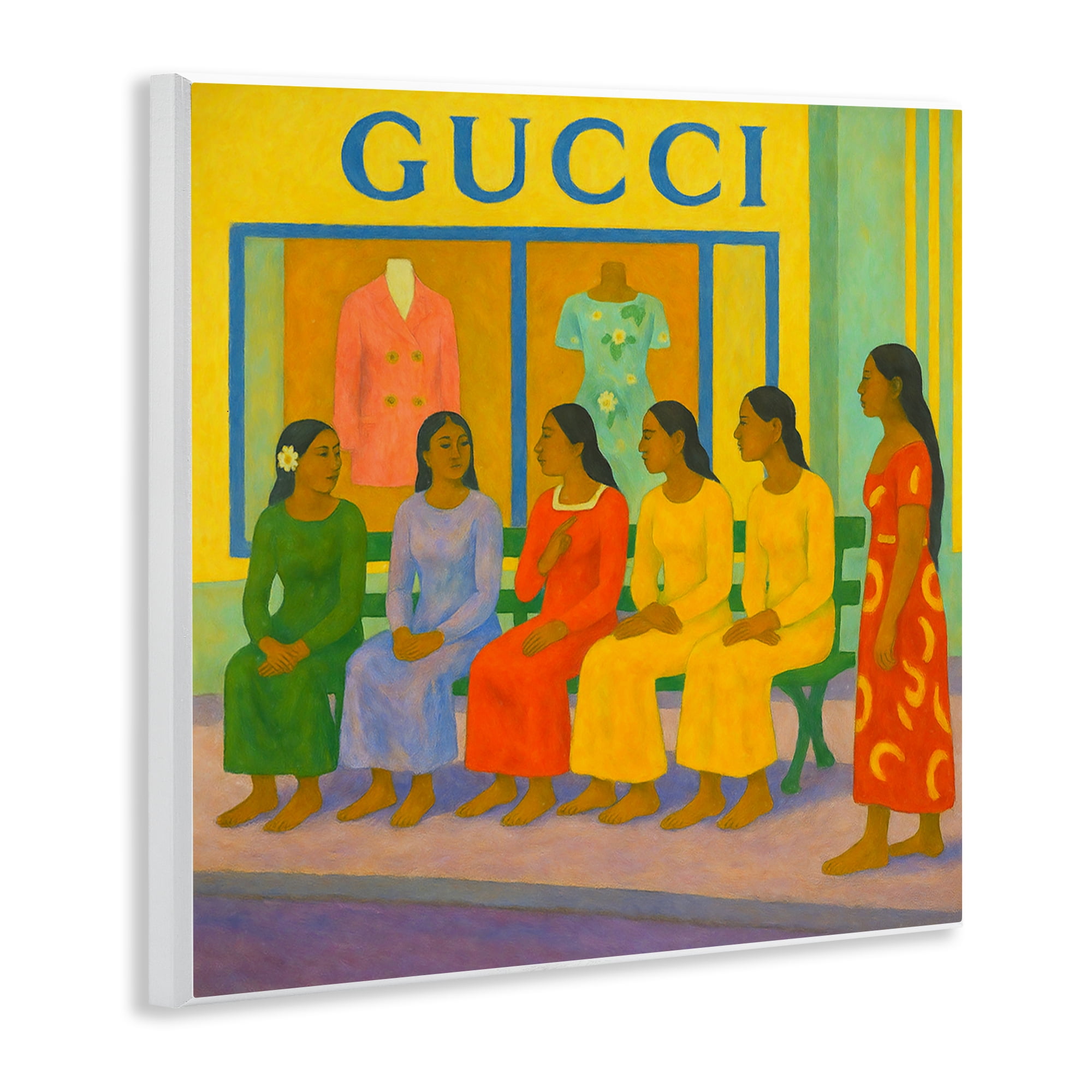 Stupell Industries Gaugin Style Glam Wall Plaque Art, design by Grotto Studios