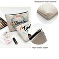thumbnail image 5 of Summer Makeup Bag,Sister Gifts Makeup Organizer Bag, Travel Bags, Portable Makeup Storage Organizer, Skincare Toiletry Bag, Makeup Bag Gift for Women(2 PCS）, 5 of 6