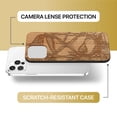 thumbnail image 6 of Case Yard Wooden Case Outside Soft TPU Silicone Slim Fit Shockproof Wood Phone Cover for Girls Boys Men and Women Supports Wireless Charging Hourglass with Roses Design case for iPhone-11-Pro-Max, 6 of 7