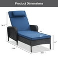 thumbnail image 4 of POCASSY Outdoor Reclining Chaise Lounge Chair with Cushions, 4 of 6