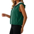 thumbnail image 4 of Husipze Women's Lightweight Softshell Vest Mesh Lined Full Zip Sleeveless Jacket for Running Hiking Travel Golf Breathable Outer Vest Army Green XL, 4 of 9