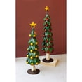 thumbnail image 1 of Set de dos árboles de Navidad KALALOU de metal reciclado con frutas, 1 of 1