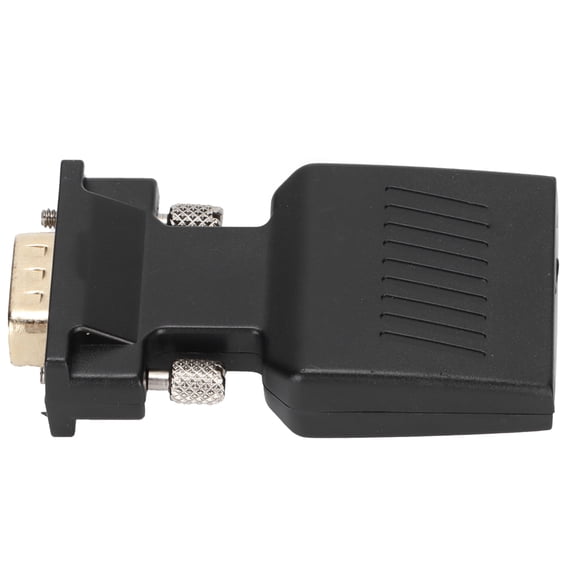 HD Female To Male Converter, HD Multimedia Interface To VGA Adapter Widely Applicable Mini Audio Cable 3.5mm Jack  For PC For Laptops