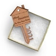 thumbnail image 4 of Personalized Gift Co. Multi-color Snowflake Wooden Christmas Key Decorative Accent Ornament, 3", 4 of 9
