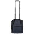 thumbnail image 2 of New York Xpress 16" Underseat Carry-on Luggage Lightweight Softside Rolling Suitcase with 2 Wheels, Navy - TA13, 2 of 10