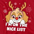thumbnail image 2 of Paw Patrol Skye Nice Christmas List Women's T Shirt, Red, Large, 2 of 6
