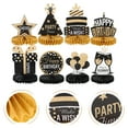 thumbnail image 4 of KAKOWELY 8 piezas de decoración de cumpleaños para mesa de centro de mesa con forma de panal., 4 of 5