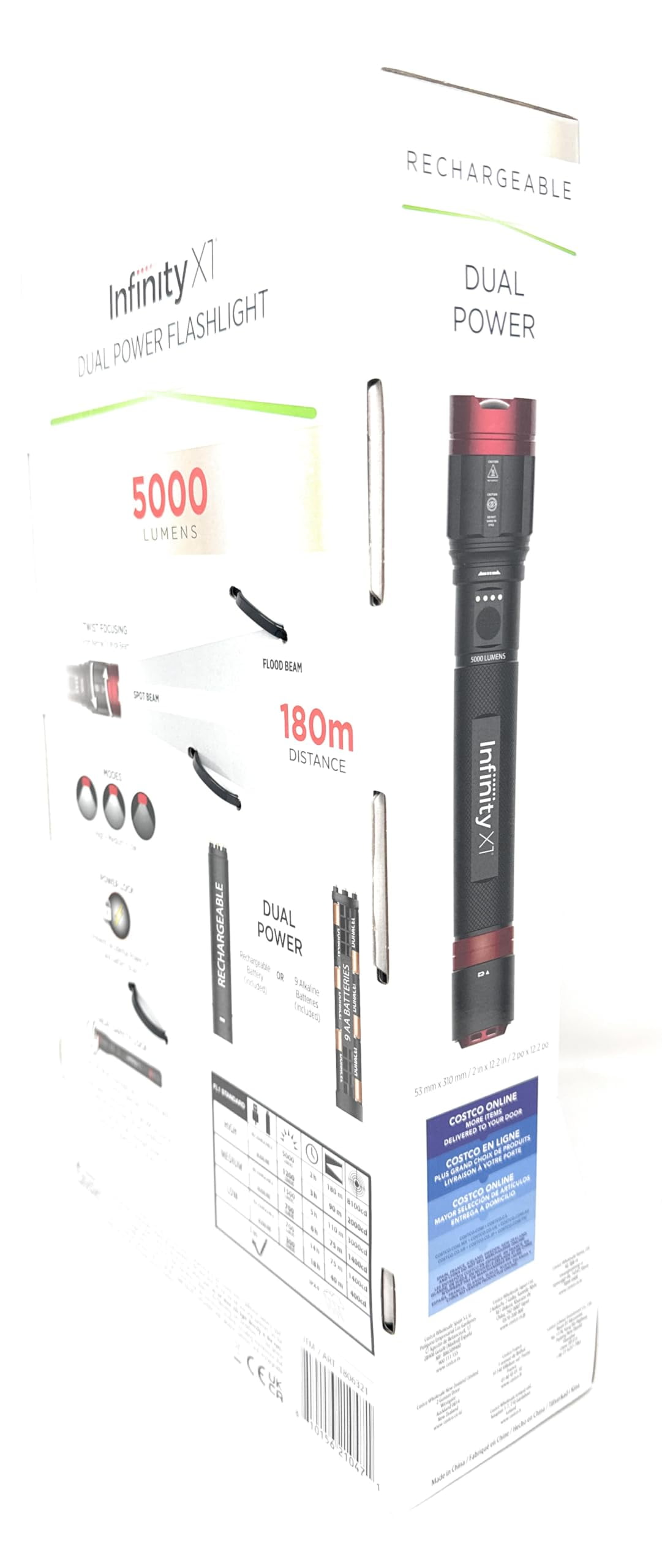 Infinity X1 5000 Lumens Flashlight