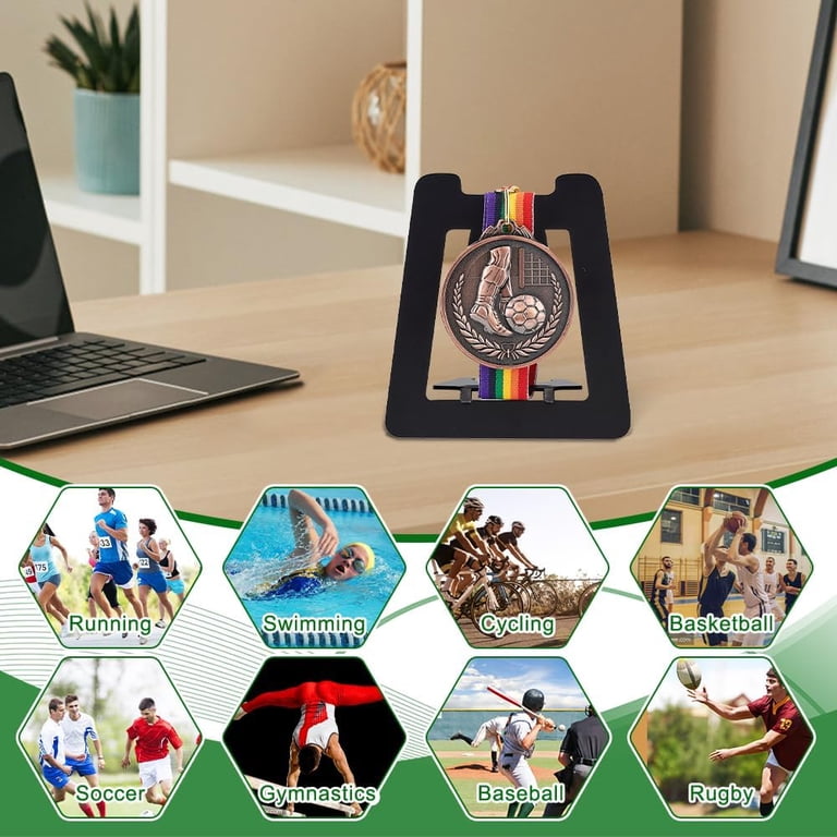 Medal Display Holder Single - Tabletop Medal Hanger Rack For Sports ...