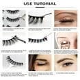 thumbnail image 4 of HHBEAUTY 8D High-Grade Faux Mink Wispy Lash, Long Thick Cat Fox Eye Lashes Full Curly Eyelash, Anime Fake Eyelashes Extensions Strip Pack for Beginner 5 Pairs, 4 of 4