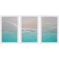 thumbnail image 2 of Seaside Paradise Triptych 16 in x 24 in Framed Painting Art Prints, by Marmont Hill, 2 of 5