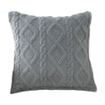 thumbnail image 2 of Solid Color Throw Pillow Taffeta Cushion Headboard Pillowcase, 2 of 6