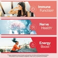 thumbnail image 4 of YUM-V'S 100mg Vitamin B6 Gummies Health Supplement for Nerve Function, Strawberry, 60 Count, 4 of 10